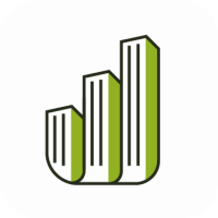 ícono de limpieza de fachadas de edificios